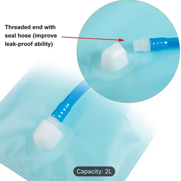 2 liter bladder water bag . Great for all outdoor sports to help stay hydrated - Picture 2 of 5